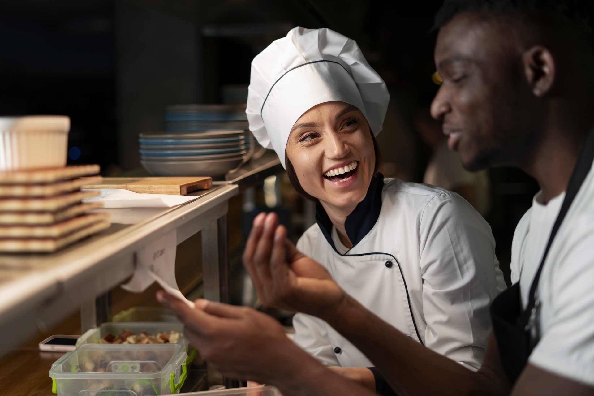 Restaurant dining area